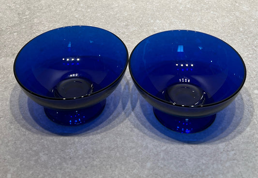 Set of 2 Cobalt Blue Bowls