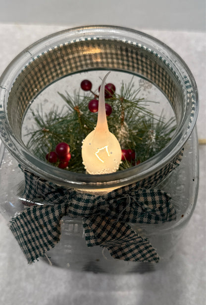 Lighted Decorative Jar