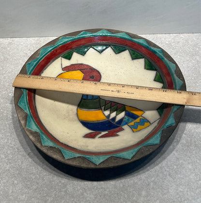 Pottery Bird Bowl