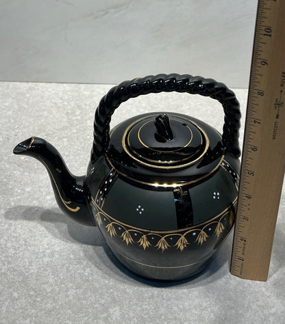 Victorian Jackfield Style Teapot