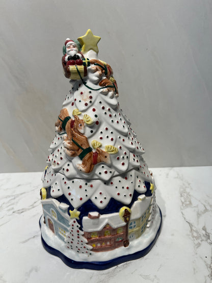 Covered Christams Noritake Tree