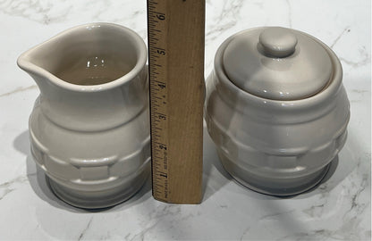 Longaberger Sugar and Creamer