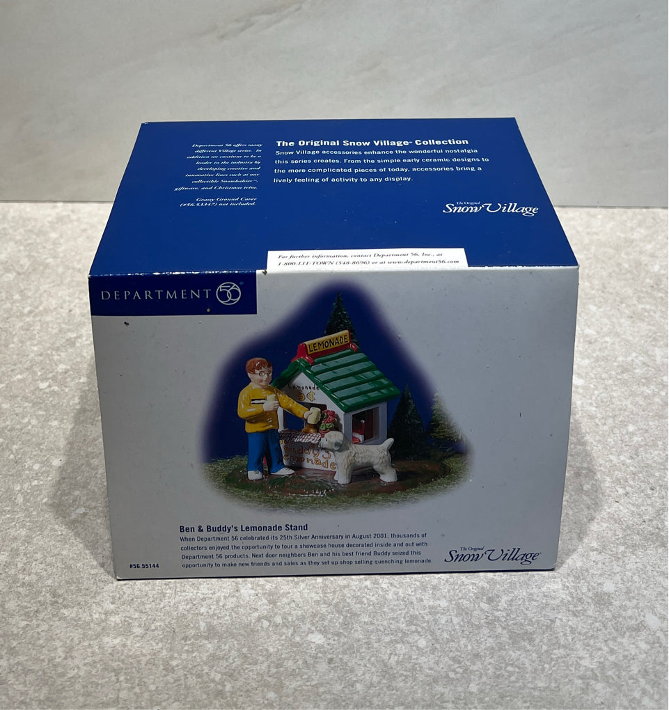 Dept. 56 Ben and Buddy's Lemonade Stand