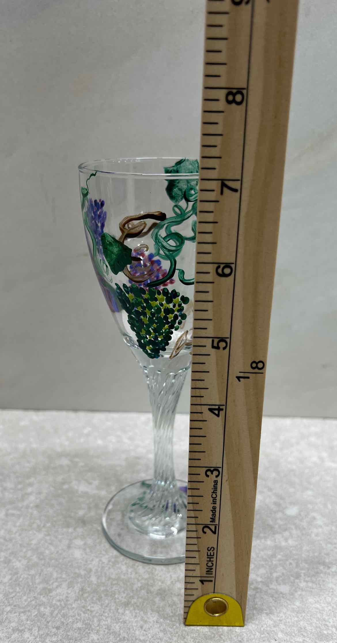 Set of 4 Handpainted Glasses