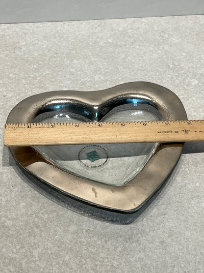 Annieglass Heart Shape Bowl