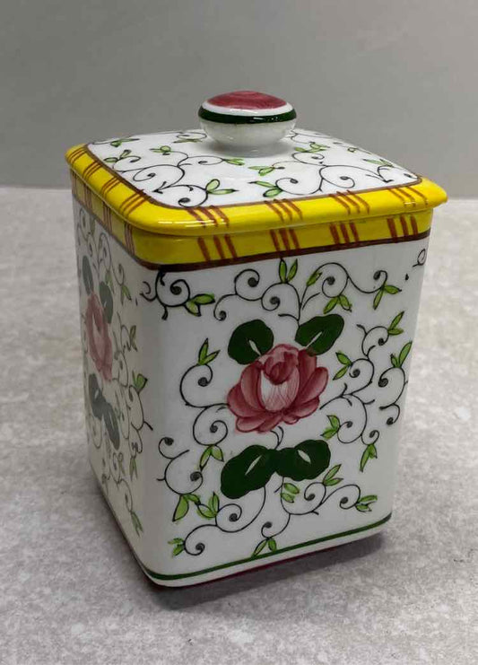 Roses Covered Jar