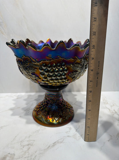 Northwood Punch Bowl With Pedestal* As-Is