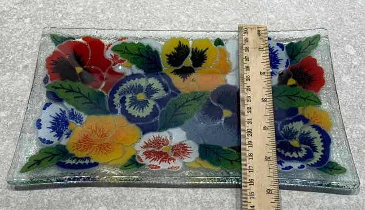 Peggy Karr Fused Glass Plate