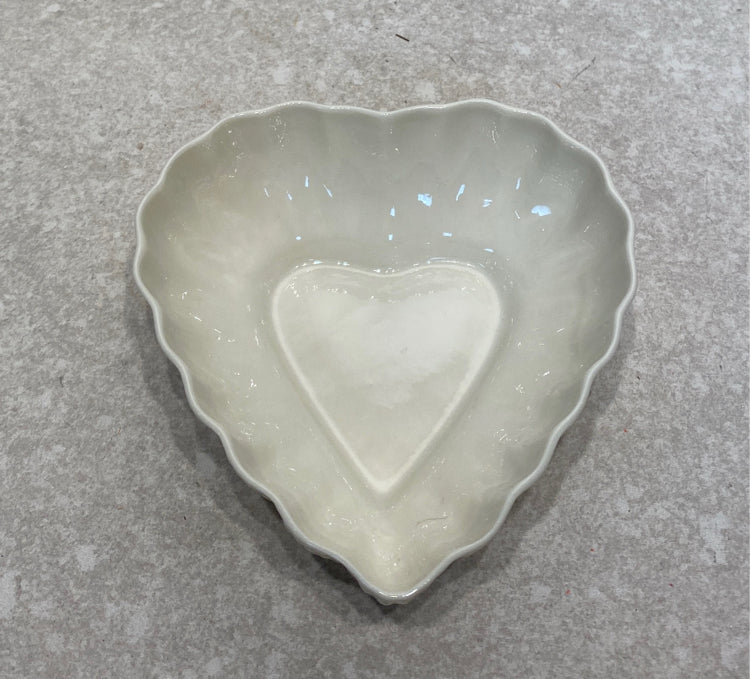 Belleek Heart Bowl