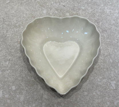 Belleek Heart Bowl
