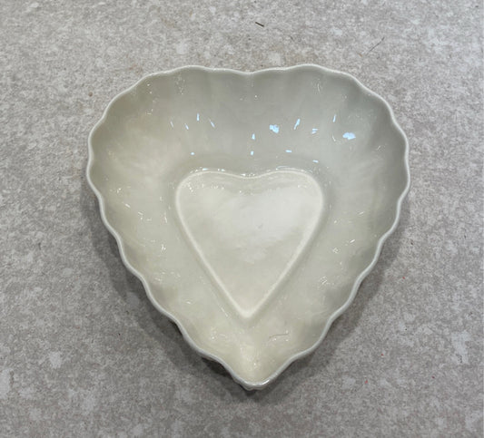 Belleek Heart Bowl