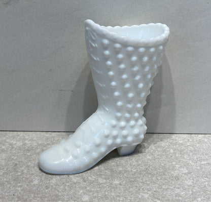 Milkglass Shoe
