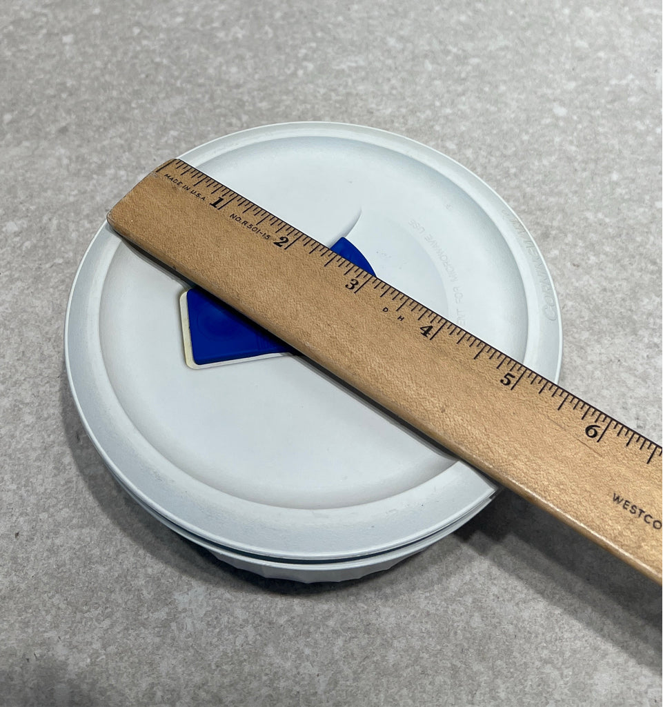 Covered Corning Ware Bowl