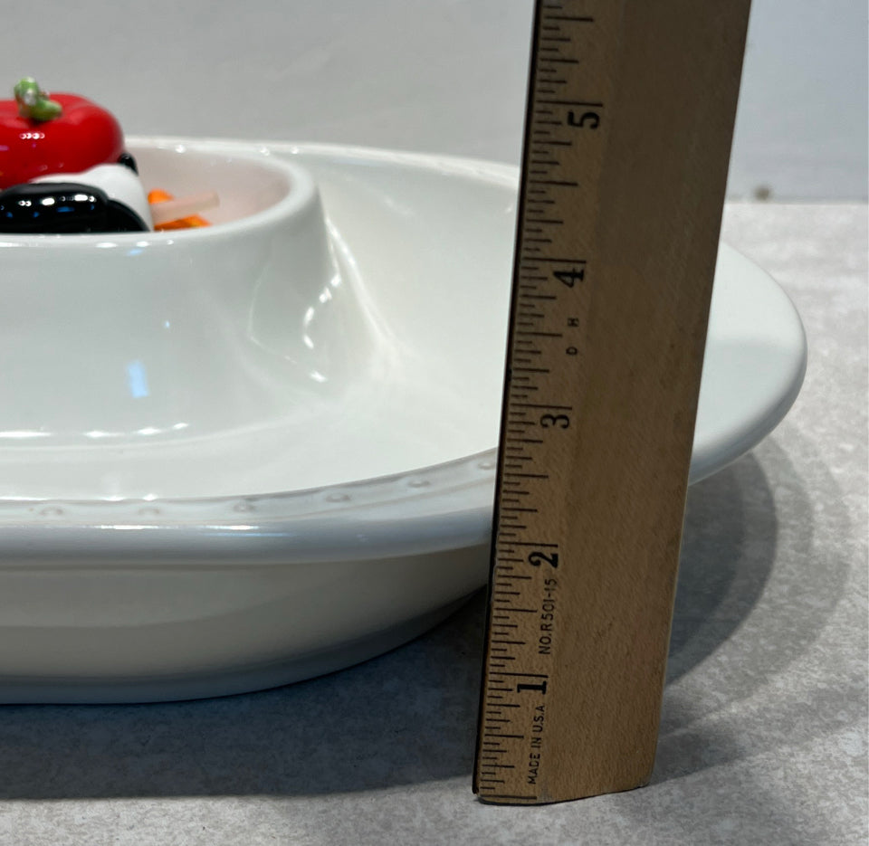 Nora Fleming Bowl with 4  Inserts
