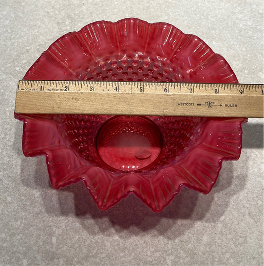 Fenton Cranberry Bowl