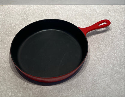 Country Cottage Red Frying Pan