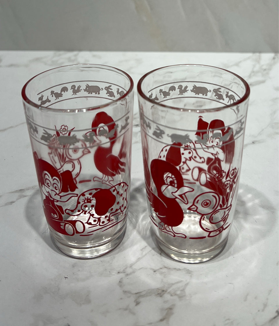 Set of 2 Swanky Swig Glasses