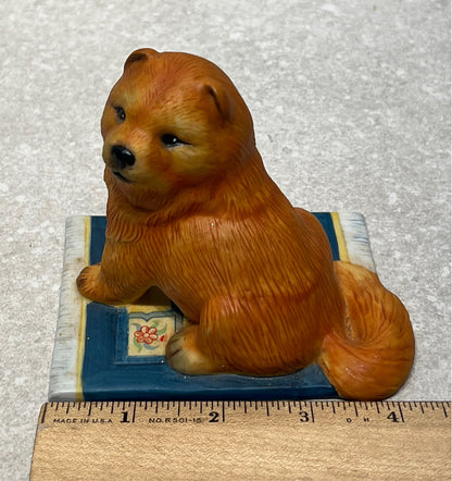 Franklin Mint Dog Figurine