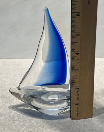 Glass Art Sailboat