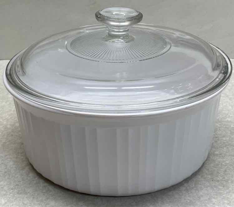 Covered Corning Ware Dish