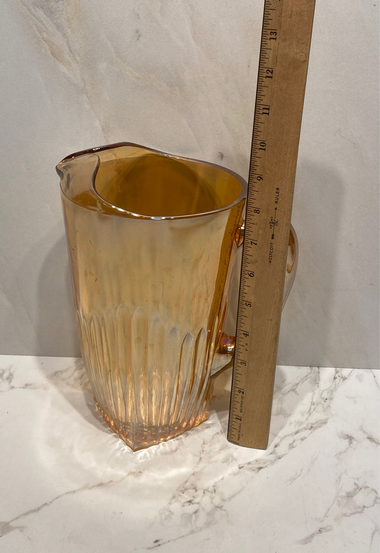 Carnival Glass Pitcher