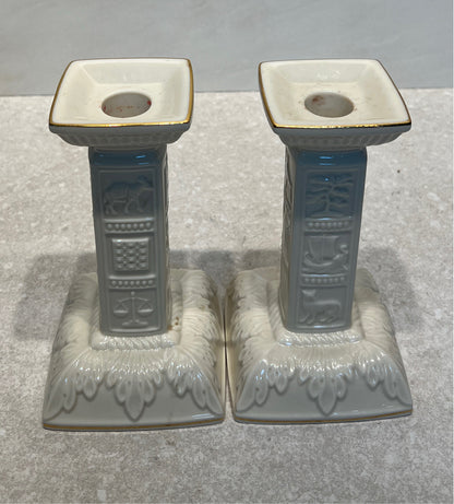 Pair Of Lenox Candle Holders