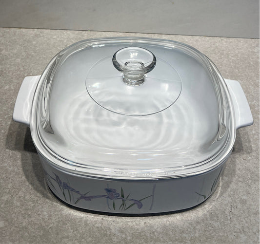 Covered Corning Ware Casserole