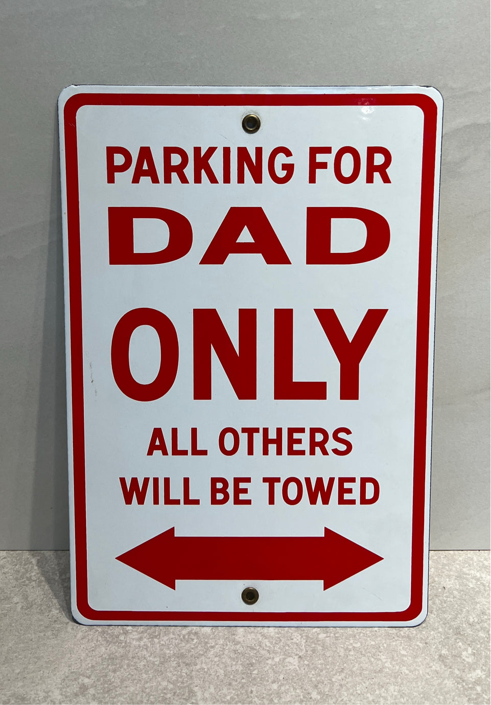Parking for Dad Only