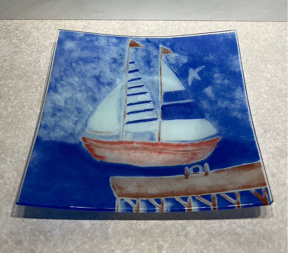 Sailboat Plate