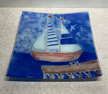 Sailboat Plate