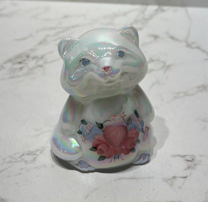 Fenton Opalescent Bear