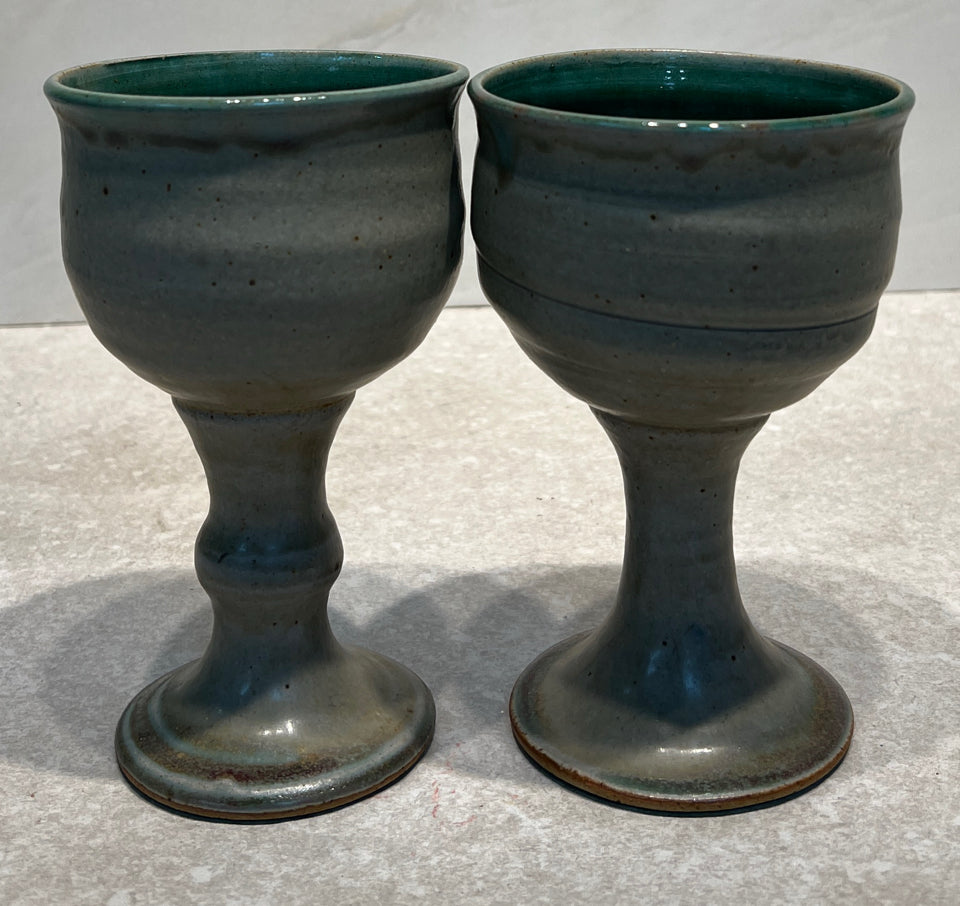 Set of 2 Pottery Cups