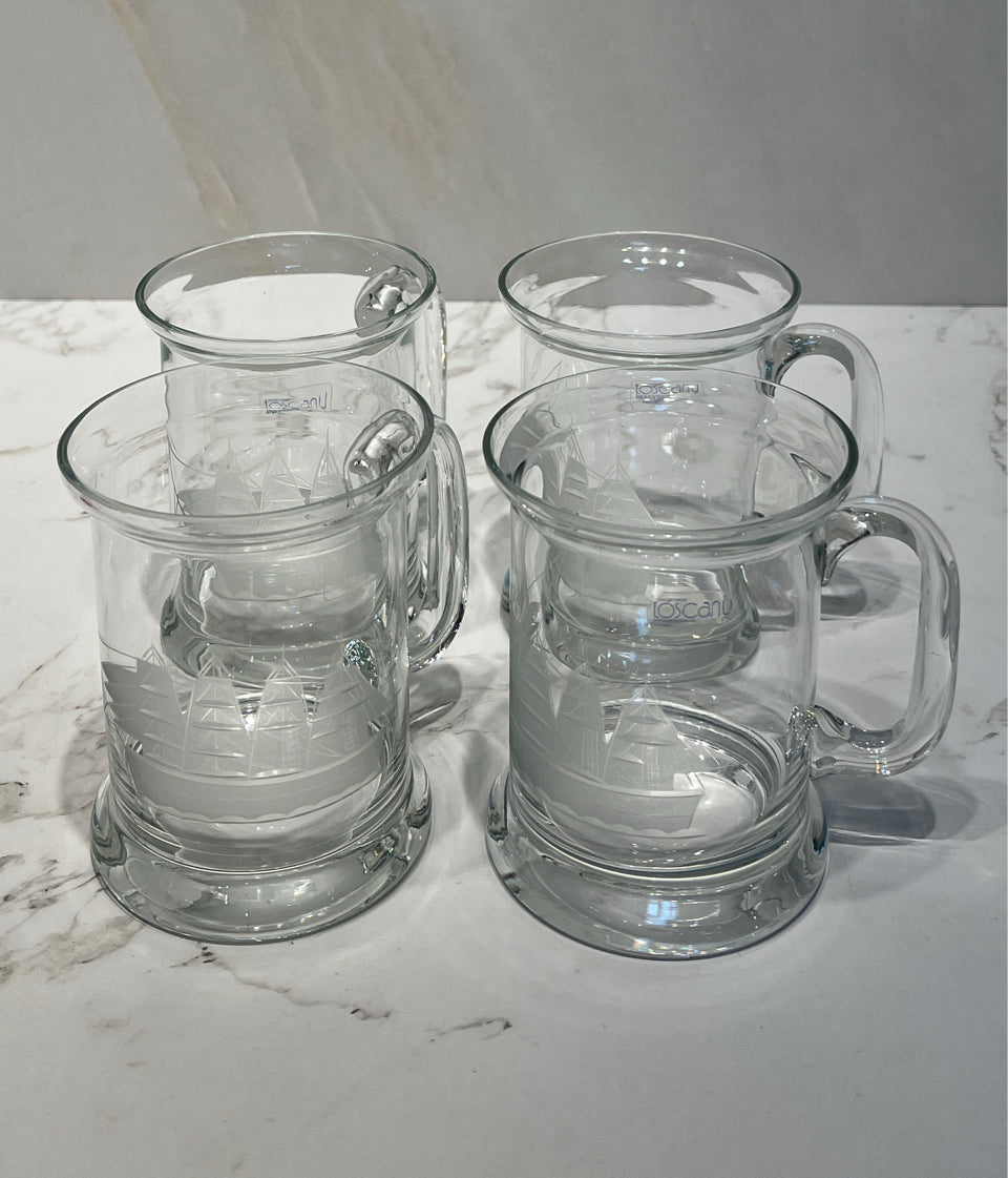 Set of 4 Toscany Ship Glasses