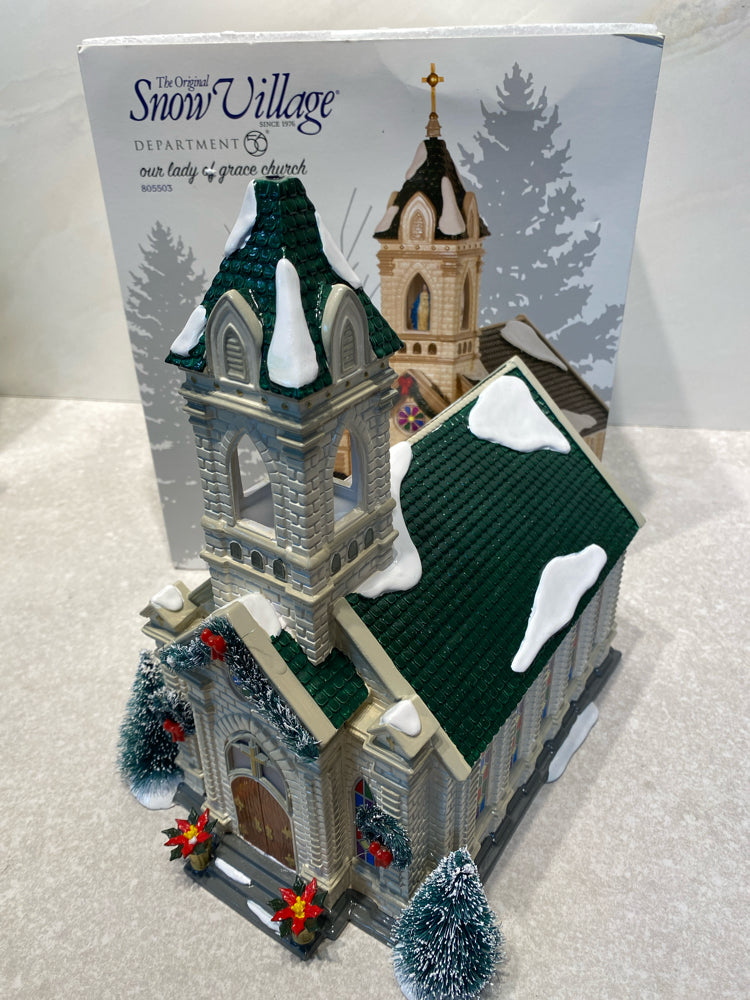 Dept. 56 Our Lasy of Grace Church - as is