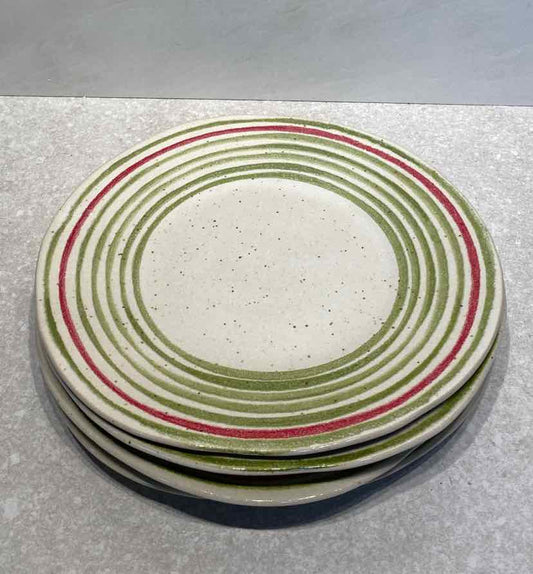 Set of 4 Crate and Barrel Plates