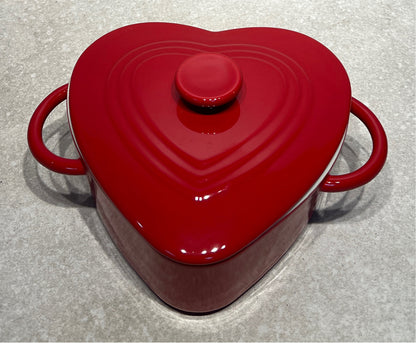 Red Covered Casserole