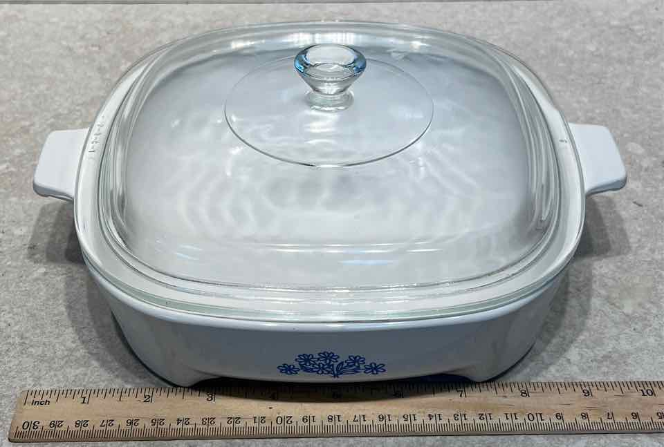 Covered Corningware Bowl