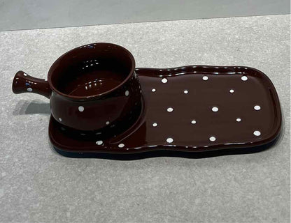 Temptations Soup And Sandwich Plate