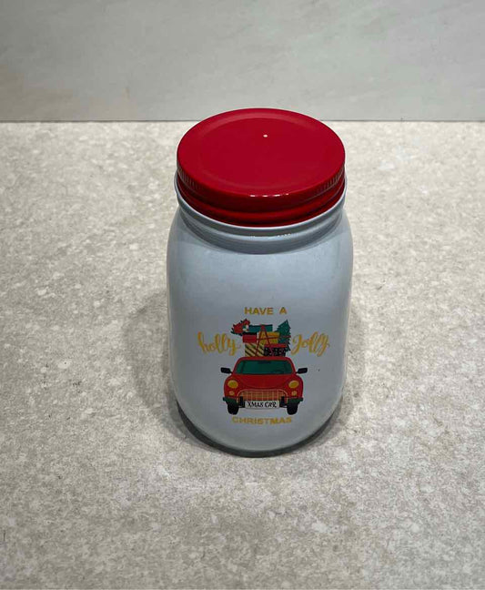 Christmas Covered Jar