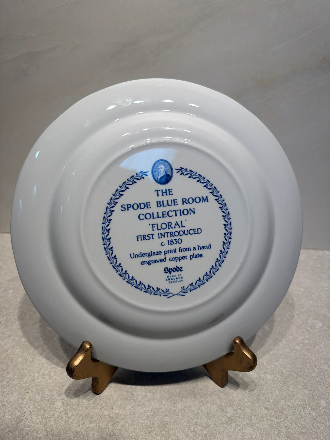 10" Spode Plate