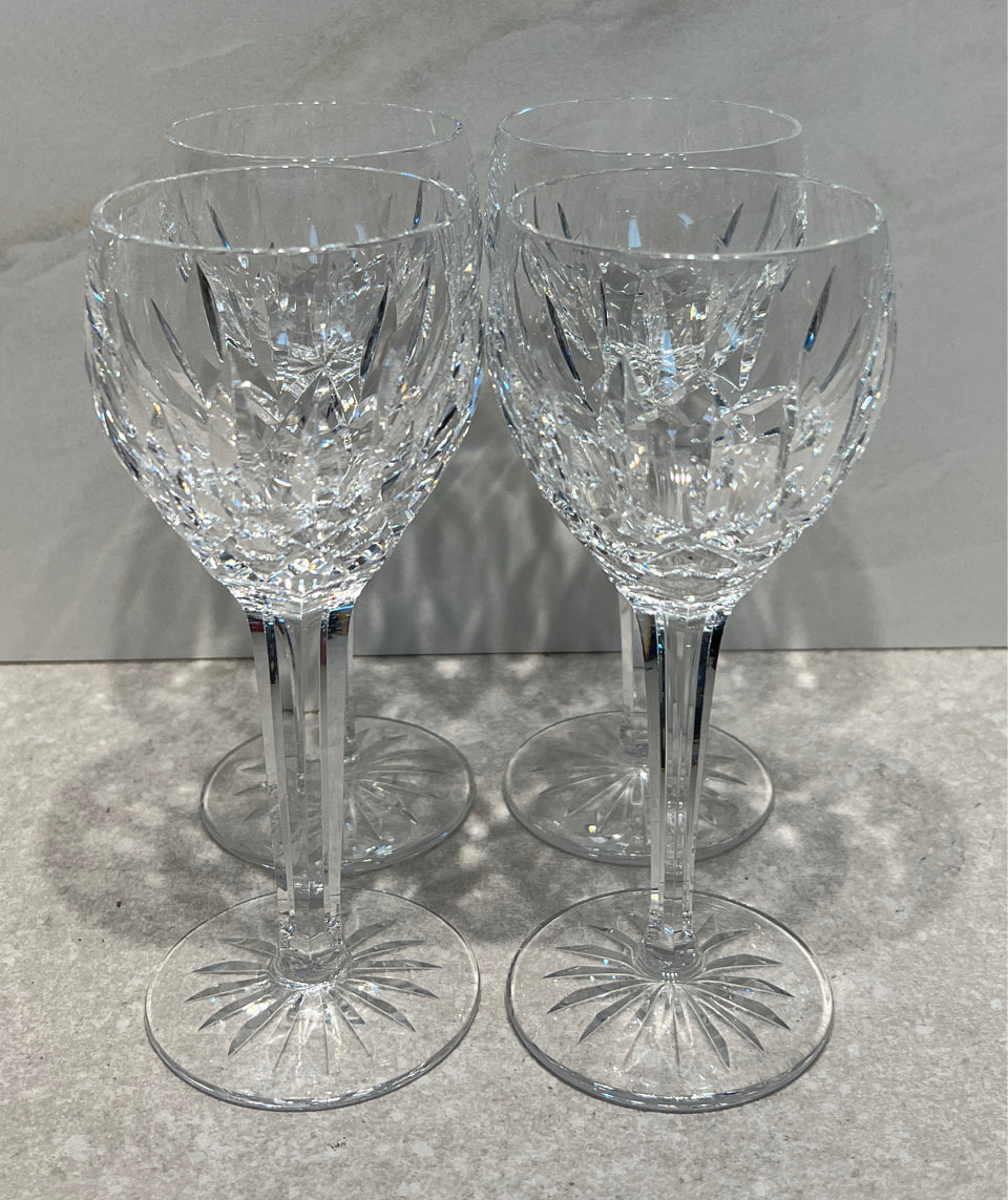 Set of 4 Waterford Glasses