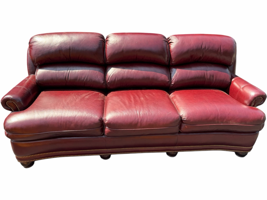 Hancock Moore Leather Couch
