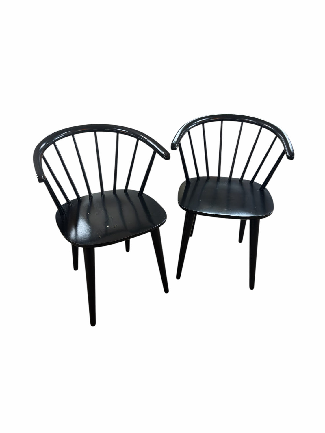 Set of 2 Black Chairs