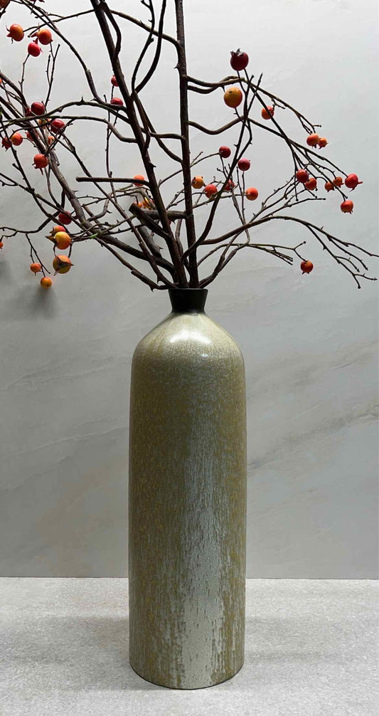 Vase with Artificial Decor