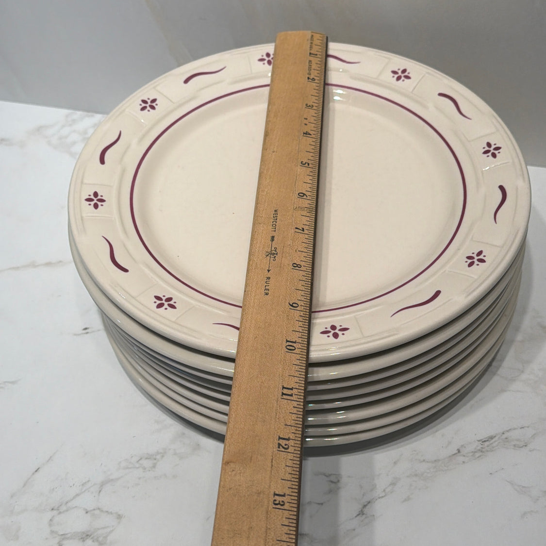 Set of 8 Longaberger Plates