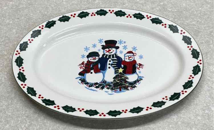 Snowman Platter