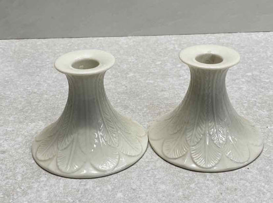 Pair Of Lenox Candle Holders