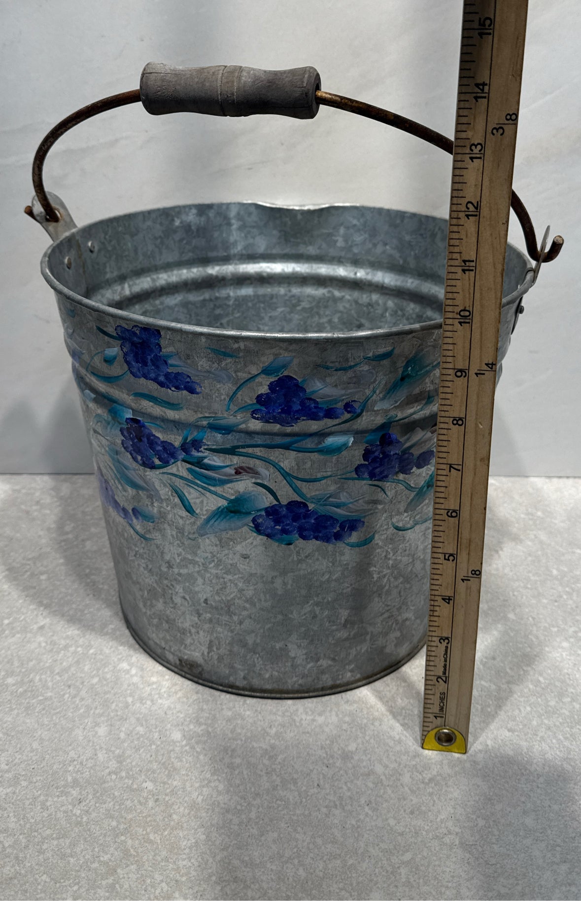 Hand Painted Bucket