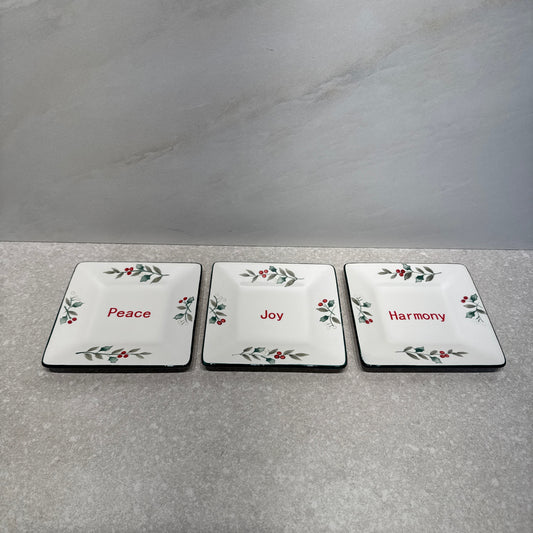 Set of 3 Pfaltzgraff Plates