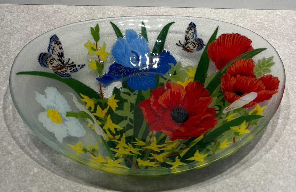 Peggy Karr Fused Glass Bowl
